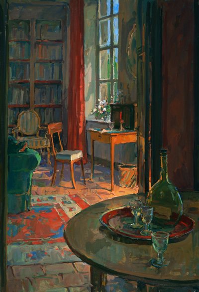 Interior at La Forge, Brittany by Susan Ryder